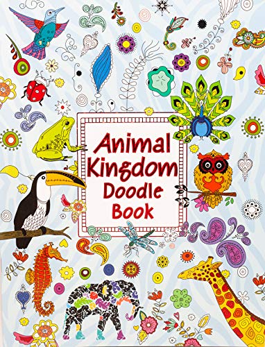 Beispielbild fr Doodle Book - Animal Kingdom: Doodle & Colouring Book zum Verkauf von WorldofBooks