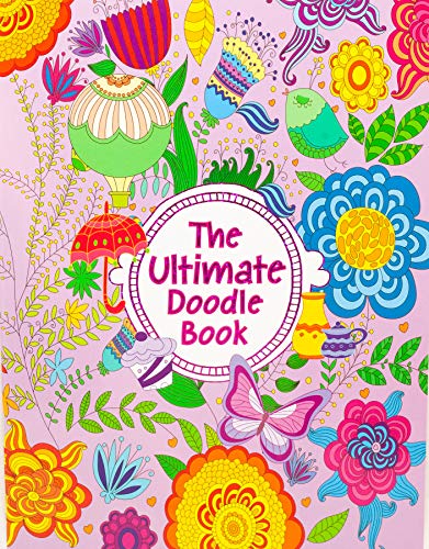 Beispielbild fr The Ultimate Doodle Book: Doodle & Colouring Book (A4 Doodle Book) zum Verkauf von WorldofBooks