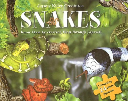 Stock image for Jigsaw Killer Creatures Snakes for sale by WorldofBooks