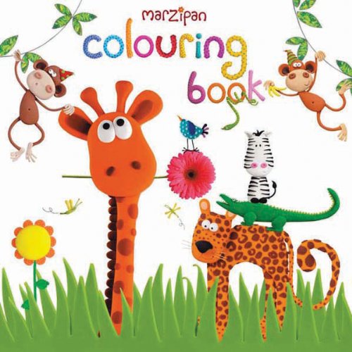 Stock image for Children's Marzipan Safari Animals 36 Page Colouring Book for sale by AwesomeBooks