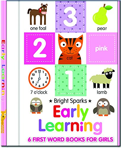 9780755494316: Early Learning - 6 First Word Books For Girls (Early Learning Board Book Sets)