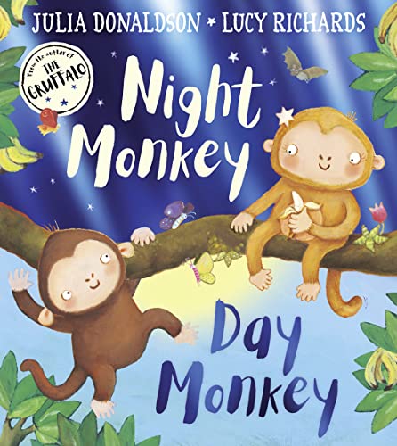 Imagen de archivo de Night Monkey, Day Monkey: The ultimate rhyming childrens picture book now with a fabulously foiled cover! a la venta por Zoom Books Company