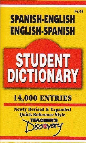 Imagen de archivo de Webster's Spanish/English Dictionary a la venta por Once Upon A Time Books