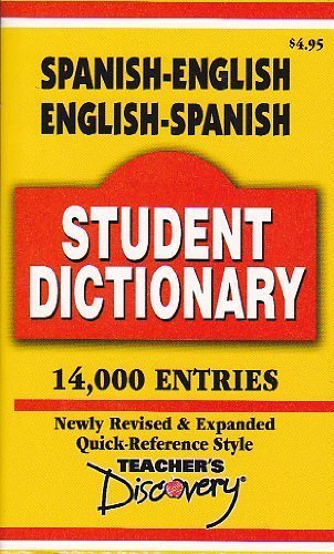 Stock image for Webster's Spanish/English Dictionary for sale by Once Upon A Time Books