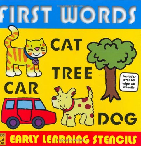 9780756629229: Early Learning Stencil Books: First Words