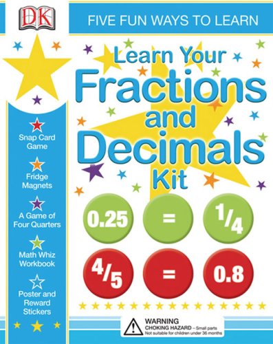9780756629434: Learn Your Fractions and Decimals Kit