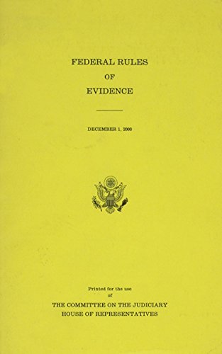 Federal Rules of Evidence, 2000 (9780756708924) by Hyde, Henry J.