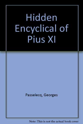 9780756760229: Hidden Encyclical of Pius XI