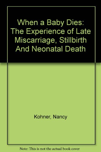 9780756791001: When a Baby Dies: The Experience of Late Miscarriage, Stillbirth And Neonatal Death