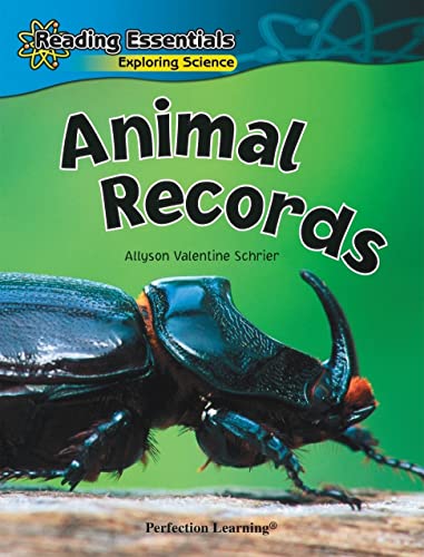 Beispielbild fr Animal Records (Reading Essentials Exploring Science) zum Verkauf von Phatpocket Limited