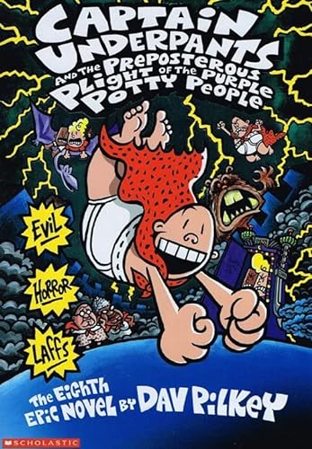 9780756972332: Captain Underpants and the Preposterousplight of the Purple Potty People: 08
