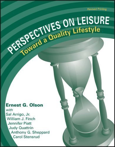 9780757502699: PERSPECTIVES ON LEISURE: TOWARD A QUALITY LIFESTYLE