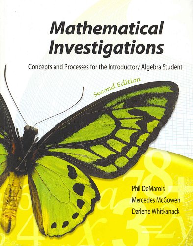 9780757503900: Mathematical Investigations