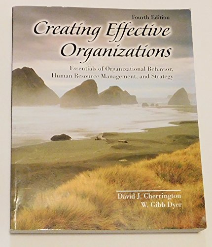 Beispielbild fr Creating Effective Organizations: Essentials of Organizational Behavior, Human Resource Management, and Strategy zum Verkauf von HPB-Red
