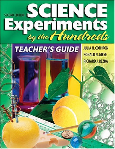 Imagen de archivo de TEACHER'S GUIDE: SCIENCE EXPERIMENTS BY THE HUNDREDS a la venta por SecondSale