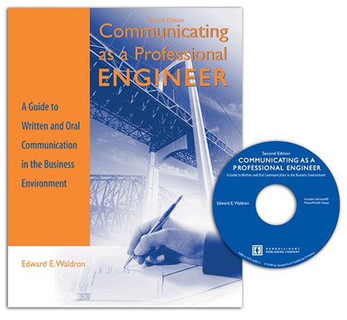 Imagen de archivo de Communicating as a Professional Engineer: A Guide to Written and Oral Communication a la venta por Yosemite Street Books