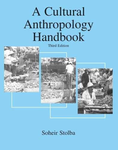 Stock image for A Cultural Anthropology Handbook for sale by HPB-Red