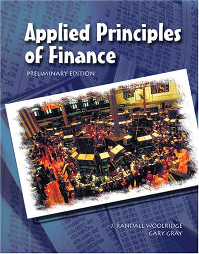 Stock image for APPLIED PRINCIPLES OF FINANCE WORKBOOK for sale by ThriftBooks-Atlanta