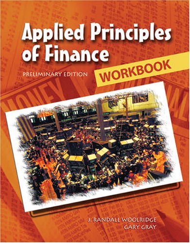 Beispielbild fr Applied Principles of Finance - Text zum Verkauf von Better World Books