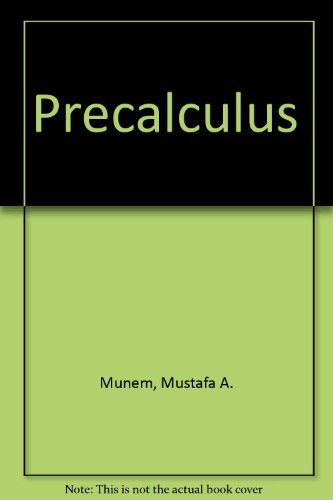 Stock image for PRECALCULUS W/O CD for sale by Textbooks_Source