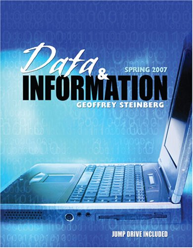 Stock image for Data and Information- Spring 2007 for sale by a2zbooks