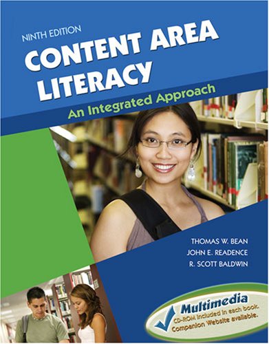 9780757540264: Content Area Literacy: An Intergrated Approach, 9th Edition