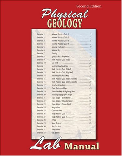 Stock image for Physical Geology Lab Manual for sale by HPB-Red