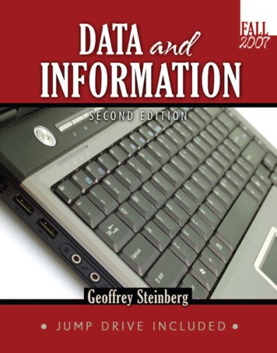Stock image for Data and Information: Kent State Fall 2007 for sale by a2zbooks