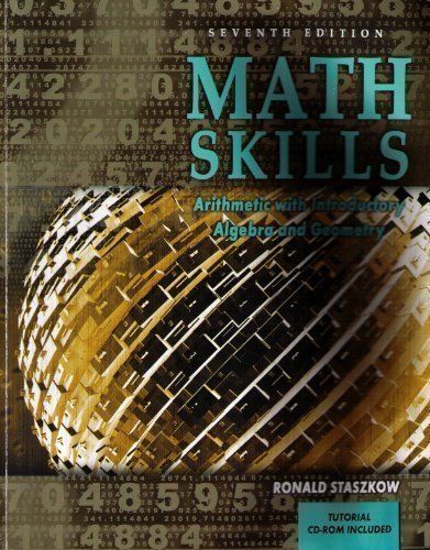 Stock image for Math Skills: Arithmetic with Introductory Algebra and Geometry for sale by HPB-Red