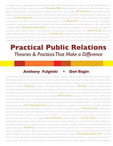 Practical Public Relations: Theories & Techniques That Make a Difference (9780757554254) by ANTHONY FULGINITI; DON BAGIN