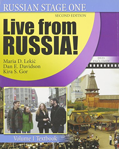 Beispielbild fr Russian Stage One: Live From Russia, Volume 1 Textbook, Second Edition (The Russian-American Collaborative Series) zum Verkauf von Better World Books