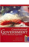 Imagen de archivo de Constitutional Government: The American Experience a la venta por HPB-Red