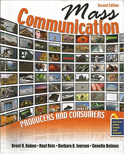 Stock image for Mass Communication : Producers and Consumers for sale by Better World Books