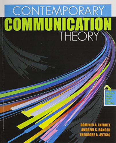 Imagen de archivo de Contemporary Communication Theory a la venta por Red's Corner LLC