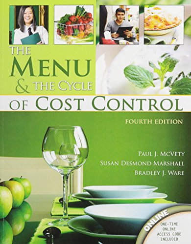 Beispielbild fr The Menu and the Cycle of Cost Control zum Verkauf von ThriftBooks-Atlanta