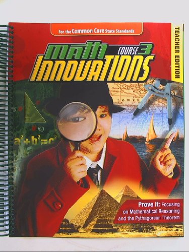 Imagen de archivo de Math Innovations: Prove It Course 3, Teacher Edition a la venta por Better World Books