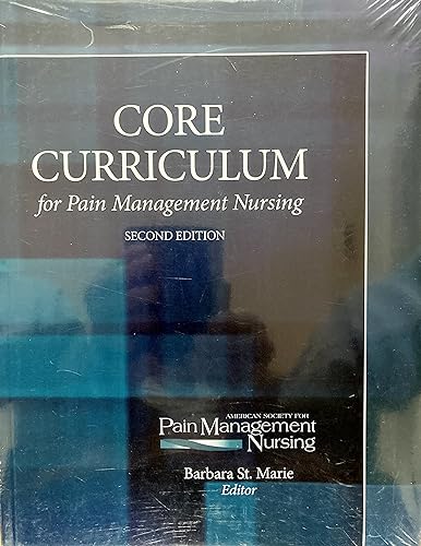 Beispielbild fr Core Curriculum for Pain Management Nursing zum Verkauf von Books of the Smoky Mountains