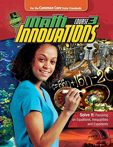 9780757566981: Math Innovations, Course 3 - Solve It - Focusing on Equations Inequalities and Exponents + 6 Year Online License