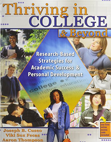 Beispielbild fr Thriving in College and Beyond zum Verkauf von Better World Books