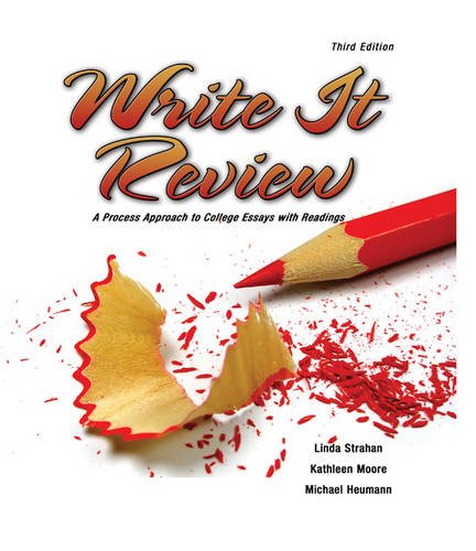 9780757567193: Write It Review: A Process Approach to College Essays with Readings