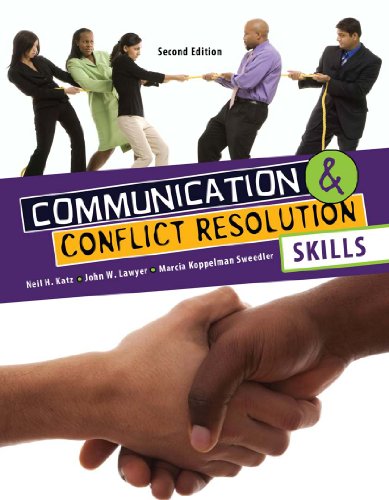 Imagen de archivo de Communication and Conflict Resolution Skills a la venta por Byrd Books