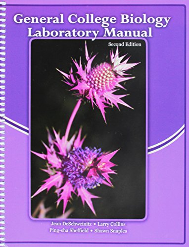 Imagen de archivo de General College Biology Laboratory Manual a la venta por SecondSale