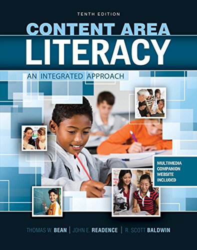 Imagen de archivo de Content Area Literacy: An Integrated Approach a la venta por BooksRun
