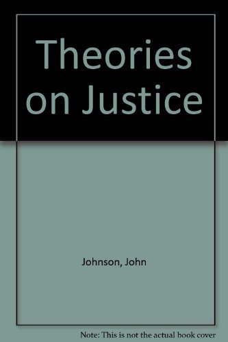 Stock image for Theories on Justice for sale by Buyback Express