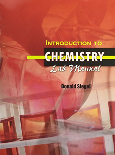 Beispielbild fr Introduction to Chemistry Lab Manual zum Verkauf von Better World Books