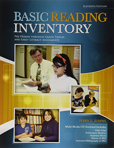 9780757598371: [(Basic Reading Inventory: Pre-Primer Through Grade Twelve and Early Literacy Assessments)] [Author: Jerry Johns] published on (September, 2012)