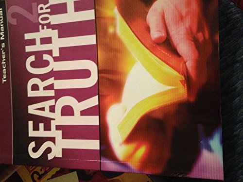 Beispielbild fr Search for Truth 2, Teacher's zum Verkauf von Zoom Books Company