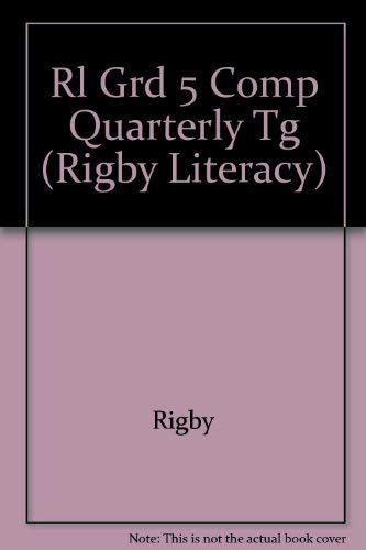 Stock image for Rigby Literacy: Comprehension Quarterly Teacher Guide Grade 5 2001 for sale by Allied Book Company Inc.