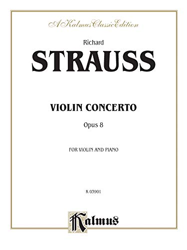 Violin Concerto, Op. 8 (Kalmus Edition) (9780757903427) by [???]