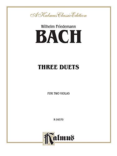 Stock image for Three Duets for Two Violas (Kalmus Edition) for sale by Revaluation Books